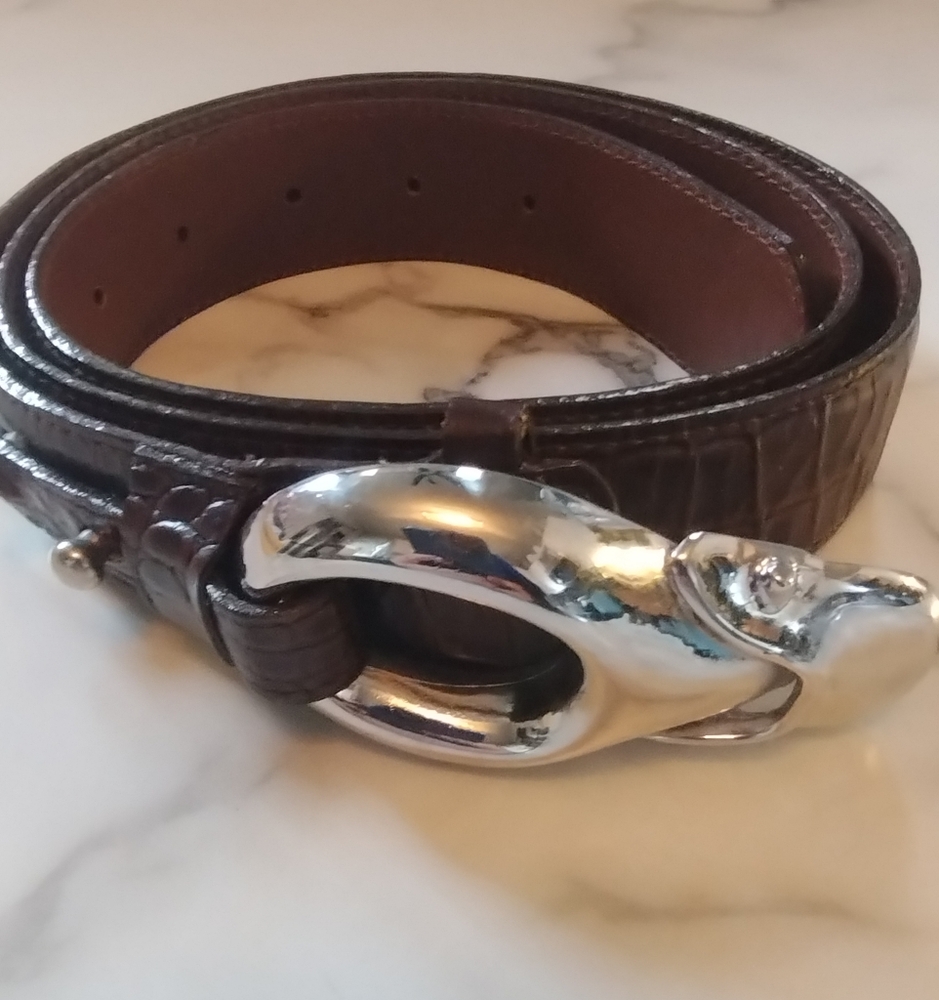 Brian Toohey leather belt-Womens